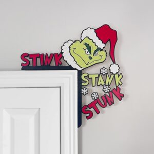 Funny Christmas Wood Door Sitter Decoration for Mirror, Cabinet, Chair, or Drawer (Right)